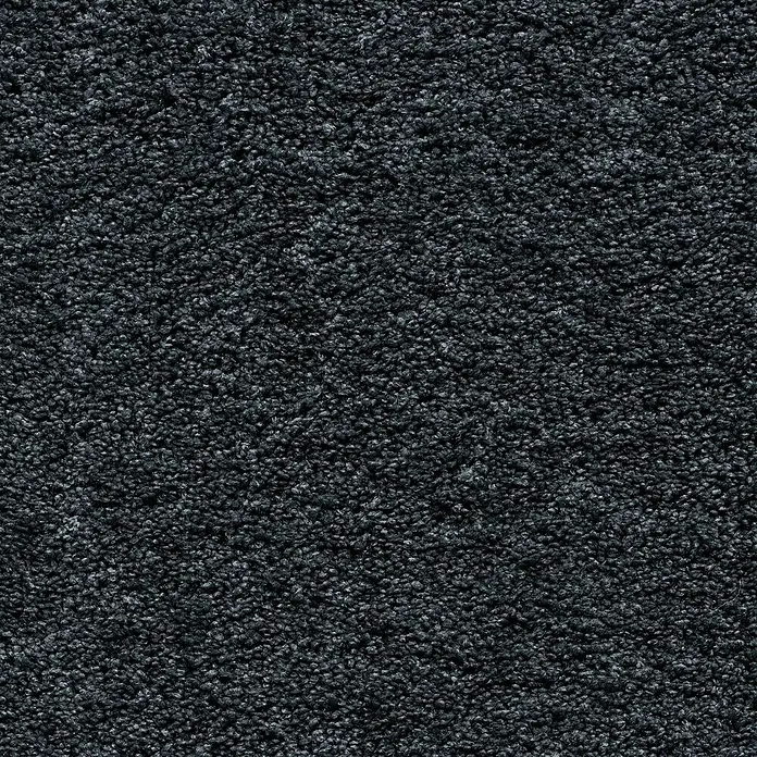 Teppichfliese Amazing - Hochflor, 100 % Polyester, Dunkelgrau - Dunkelgrauer strukturierter Teppich.
