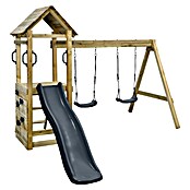 Swing King Dječji toranj za igru Maria  (D x Š x V: 300 x 235 x 210 cm, Tobogan antracit boje) | BAUHAUS