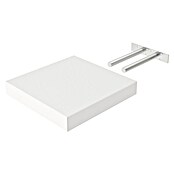 Regalux Wandboard XL4 (24 x 24 x 3,8 cm, Weiß Hochglanz, Belastbarkeit: 12 kg)