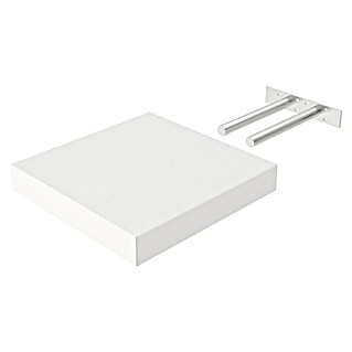 Regalux Wandboard XL4 (L x B x H: 23,5 x 24 x 3,8 cm, Weiß, Belastbarkeit: 5 kg)