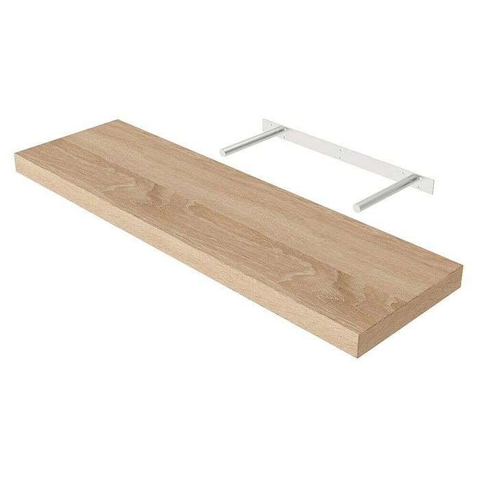Regalux Stenska polica XL4  (Do x Š x V: 23,5 x 80 x 3,8 cm, Nosilnost: 12 kg) | 1260 - Regalböden Holz | AAFD - Regalsysteme | AAF - Regalsysteme | AA - Eisenwaren | A - Eisenwaren | BAUHAUS