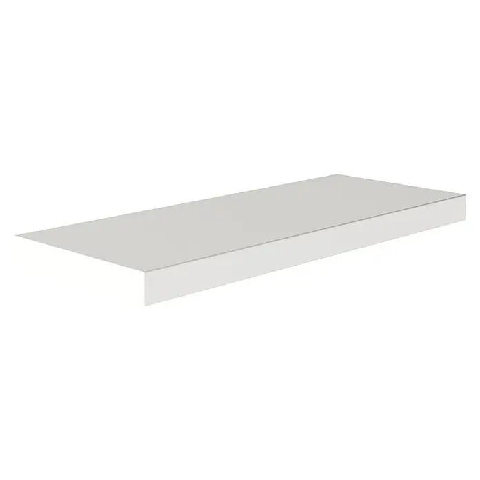Regalux Wandboard XL4 - L x B x H: 23,5 x 60 x 3,8 cm, Weiß, Belastbarkeit: 12 kg - Nahaufnahme eines länglichen, weißen Lego-Steins, der das minimalistische Design und die Vielseitigkeit des klassischen Spielzeugs hervorhebt.