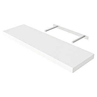 Regalux Wandboard XL4 (L x B x H: 23,5 x 80 x 3,8 cm, Weiß, Belastbarkeit: 12 kg)