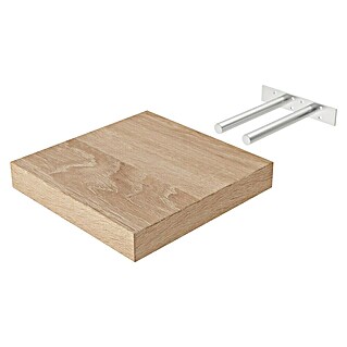 Regalux Wandboard XL4 (L x B x H: 23,5 x 24 x 3,8 cm, Eiche, Belastbarkeit: 5 kg)