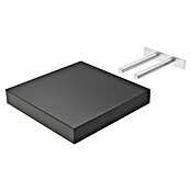 Regalux Wandboard XL4 (24 x 24 x 3,8 cm, Schwarz, Belastbarkeit: 12 kg)