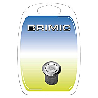 Micel Brimic Tirador empotrable (Diámetro exterior: 20 mm, Níquel, Apto para: Puertas correderas)