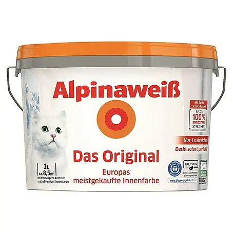 Alpina Alpinaweiss Wandfarbe Das Original