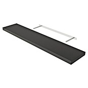 Regalux Wandboard XL4 (24 x 118 x 3,8 cm, Schwarz, Belastbarkeit: 12 kg)