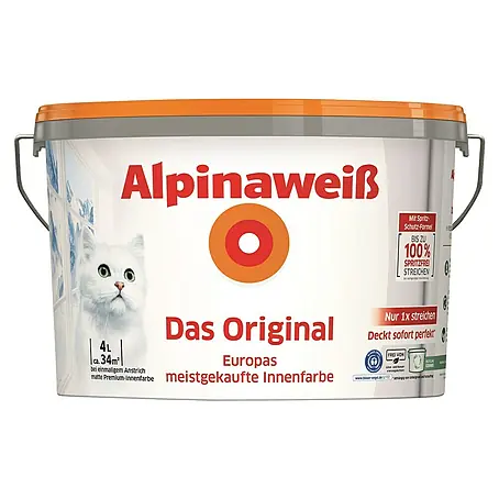 Alpina Alpinaweiss Wandfarbe Das Original