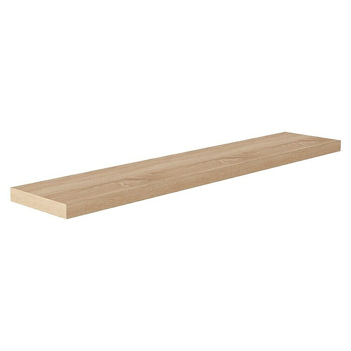 Regalux Wandboard (24 x 118 x 3,8 cm, Eiche, Belastbarkeit: 12 kg)