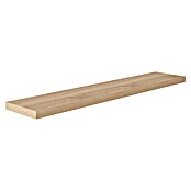 Regalux Wandboard (24 x 118 x 3,8 cm, Eiche, Belastbarkeit: 12 kg)