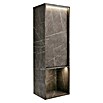 Lanzet Dune Midischrank (B x T x H: 40,3 x 32,5 x 121,6 cm, Grau-Marmor, DIN Anschlag: Links) | BAUHAUS
