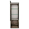 Lanzet Dune Midischrank (B x T x H: 40,3 x 32,5 x 121,6 cm, Grau-Marmor, DIN Anschlag: Links) | BAUHAUS