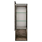 Lanzet Dune Midischrank (B x T x H: 40,3 x 32,5 x 121,6 cm, Grau-Marmor, DIN Anschlag: Links) | BAUHAUS
