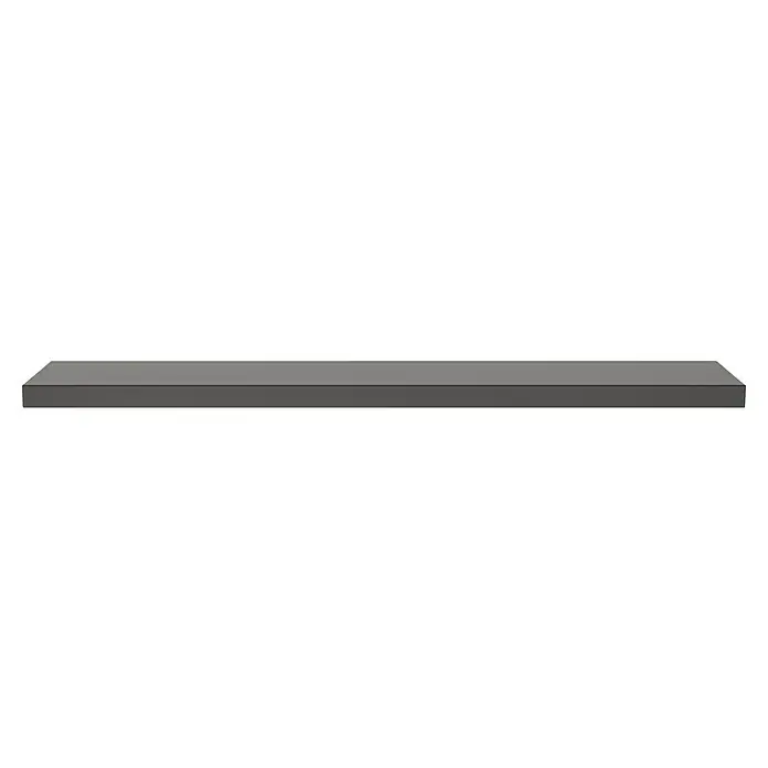 Regalux Wandboard XL4 - L x B x H: 23,5 x 118 x 3,8 cm, Schwarz, Belastbarkeit: 12 kg - Die flache, rechteckige Dunstabzugshaube in Grau mit klaren Linien und minimalistischem Design ist eine funktionale Ergänzung für jede moderne Küche.