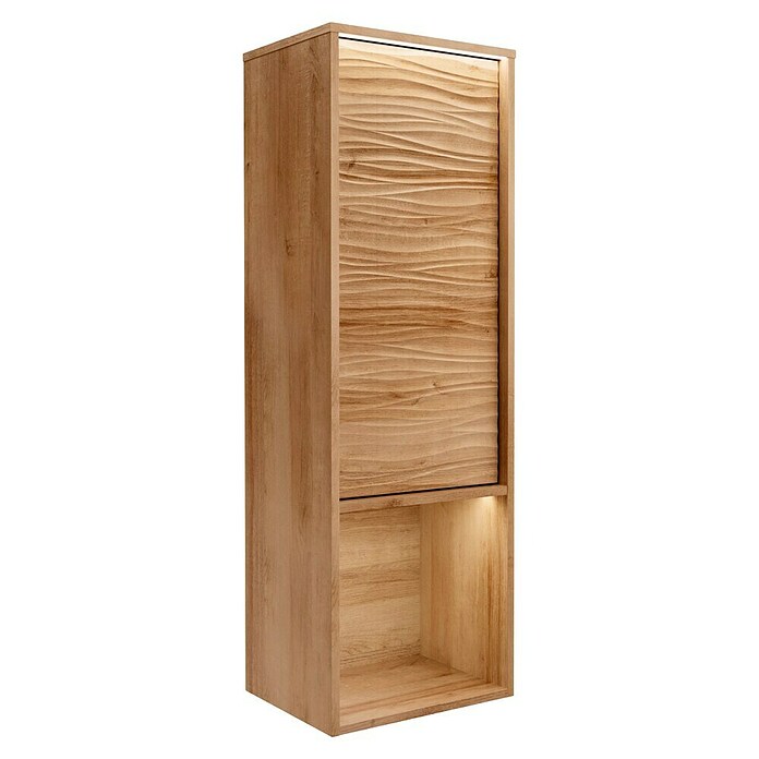 Lanzet Dune Midischrank (B x T x H: 40,3 x 32,5 x 121,6 cm, Berg Eiche, DIN Anschlag: Links) | BAUHAUS