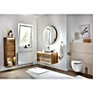 Lanzet Dune Midischrank (B x T x H: 40,3 x 32,5 x 121,6 cm, Berg Eiche, DIN Anschlag: Links) | BAUHAUS