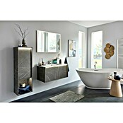 Lanzet Dune Midischrank (B x T x H: 40,3 x 32,5 x 121,6 cm, Grau-Marmor, DIN Anschlag: Links) | BAUHAUS