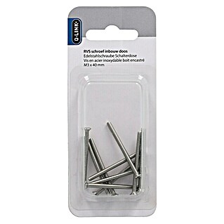 Q-Link Schroef met verzonken kop M3x40 (Roestvrij staal, 10 st.)