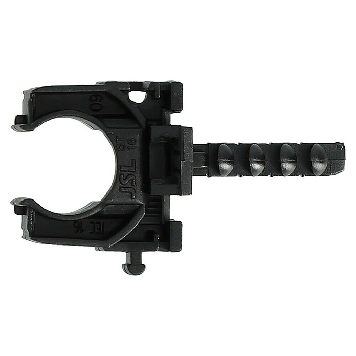 Buisclip EURO 16mm 10ST Zwart (Kunststof, 10 st.) | BAUHAUS