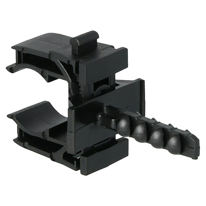 Buisclip EURO 16mm 10ST Zwart (Kunststof, 10 st.) | BAUHAUS