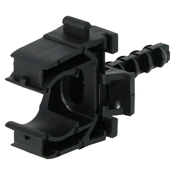Buisclip EURO 16mm 50ST Zwart (Kunststof, 50 st.) | BAUHAUS
