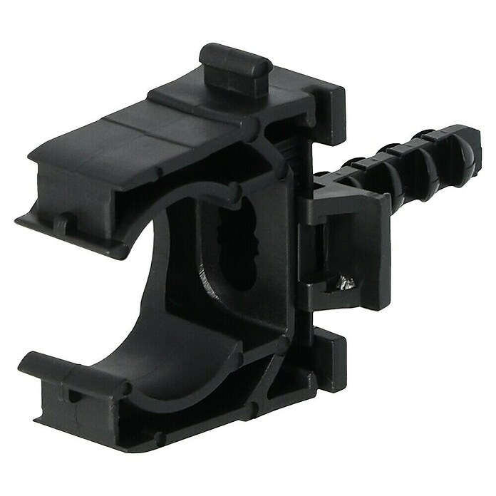 Buisclip EURO 20mm 50ST Zwart (Kunststof, 50 st.) | BAUHAUS