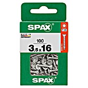 Spax Universalschraube T-Star plus (Ø x L: 3,5 x 16 mm, WIROX Oberfläche, T-Star plus, 100 Stk.)