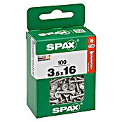 Spax Universalschraube T-Star plus (Ø x L: 3,5 x 16 mm, WIROX Oberfläche, T-Star plus, 100 Stk.)