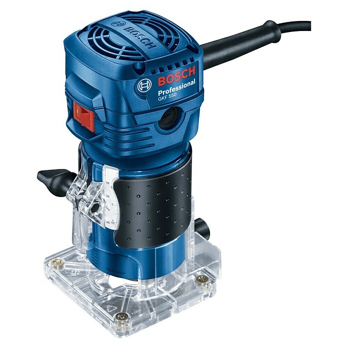 Bosch Professional Električna glodalica GKF 550  (550 W, 33.000 okr/min, Promjer držača alata: 6 mm) | BAUHAUS