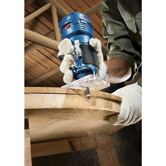 Bosch Professional Električna glodalica GKF 550  (550 W, 33.000 okr/min, Promjer držača alata: 6 mm) | BAUHAUS
