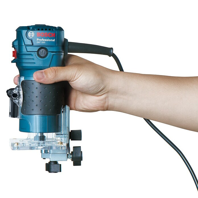 Bosch Professional Električna glodalica GKF 550  (550 W, 33.000 okr/min, Promjer držača alata: 6 mm) | BAUHAUS