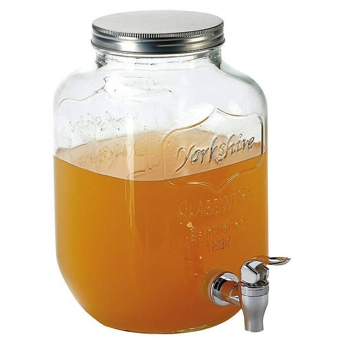 Glas - Saft - Dispenser (Behältervolumen: 4 l, Glas) | BAUHAUS
