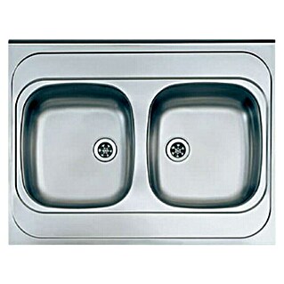 Alveus Vgradno korito Classic 40 (800 x 600 mm, Nerjavno jeklo)