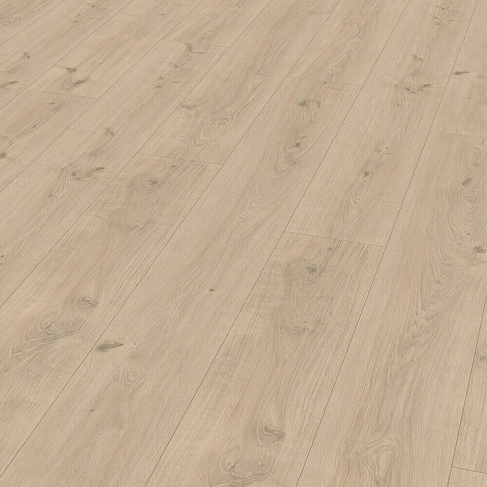 Egger Laminaat NatureSense Seefeld Eiken Crème (2.050 x 246 x 10 mm, Planken, Beige) | BAUHAUS