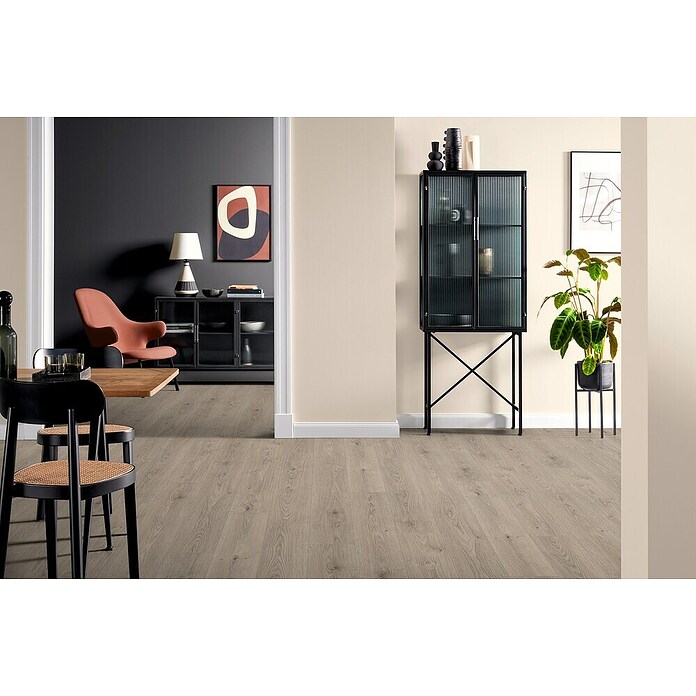 Egger Laminaat NatureSense Aqua Treviso Eiken Grijs (1.292 x 193 x 8 mm, Planken, Grijs) | BAUHAUS