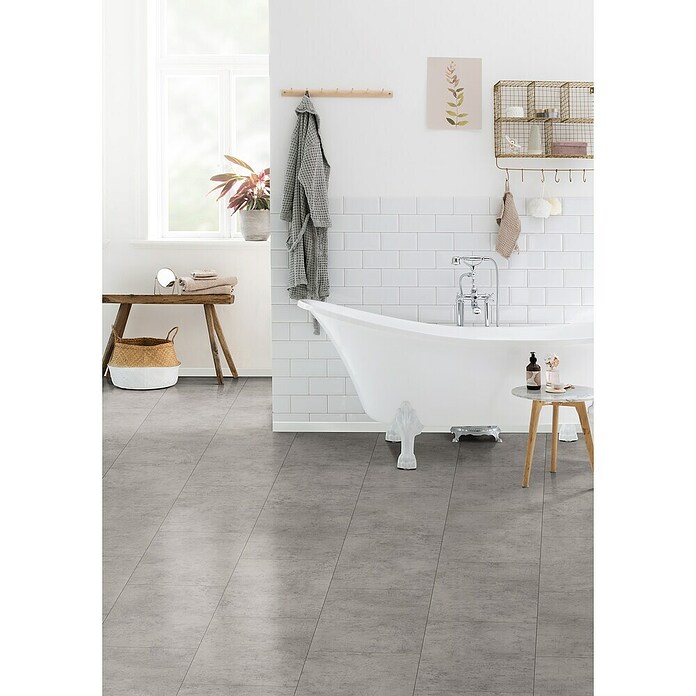 Egger Laminaat NatureSense Aqua Chicago Beton Lichtgrijs (1.292 x 327 x 8 mm, Planken, Grijs) | BAUHAUS
