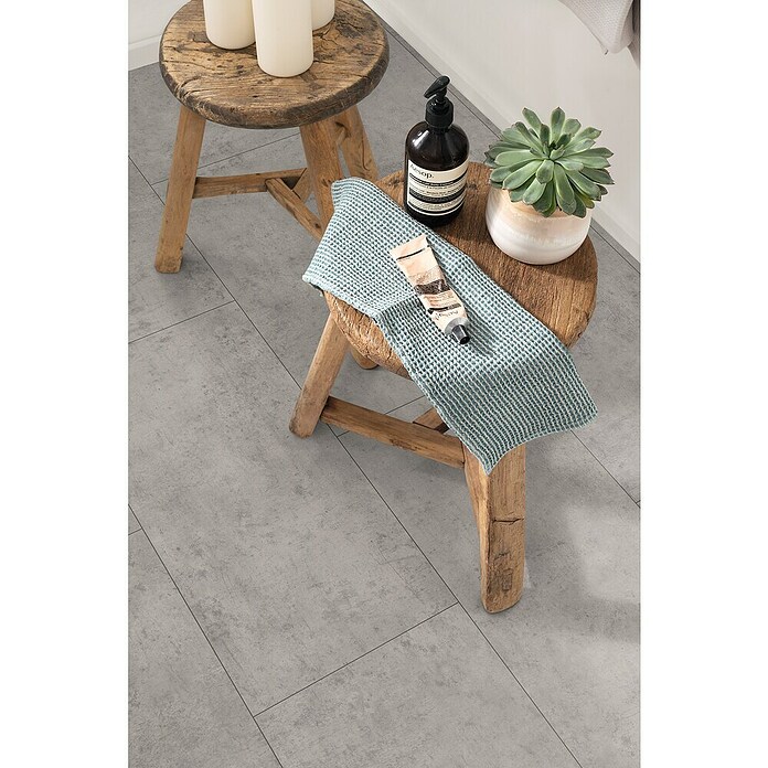 Egger Laminaat NatureSense Aqua Chicago Beton Lichtgrijs (1.292 x 327 x 8 mm, Planken, Grijs) | BAUHAUS