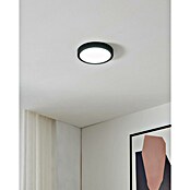 Led-plafondlamp FUEVA-Z (Ø x h: 21 x 2,8 cm, Zwart) | BAUHAUS