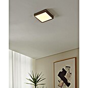 Eglo connect.z Led-plafondlamp FUEVA-Z (l x b x h: 21 x 21 x 2,8 cm, Dimbaar, Nikkel) | BAUHAUS