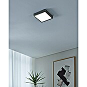 Eglo connect.z Led-plafondlamp FUEVA-Z (l x b x h: 21 x 21 x 2,8 cm, Dimbaar, Nikkel) | BAUHAUS