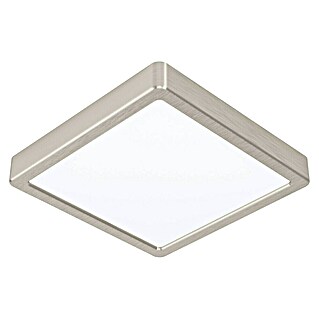 Eglo connect.z Led-plafondlamp FUEVA-Z (l x b x h: 21 x 21 x 2,8 cm, Dimbaar, Nikkel)