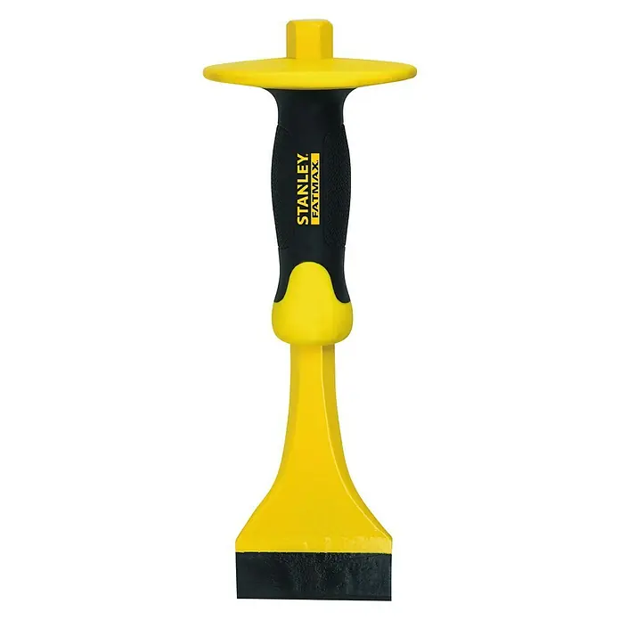 Stanley FatMax Fliesenmeißel - Länge: 275 mm - Stanley FatMax Breitmeißel mit Handschutz. Ideal zum Abtragen von Putz und zum Schneiden von Fliesen. Mit Handschutz für komfortables Arbeiten.