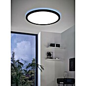 Eglo connect.z Led-plafondlamp ROVITO-Z rond (Ø x h: 29,5 x 2,5 cm, Dimbaar, Zwart) | BAUHAUS