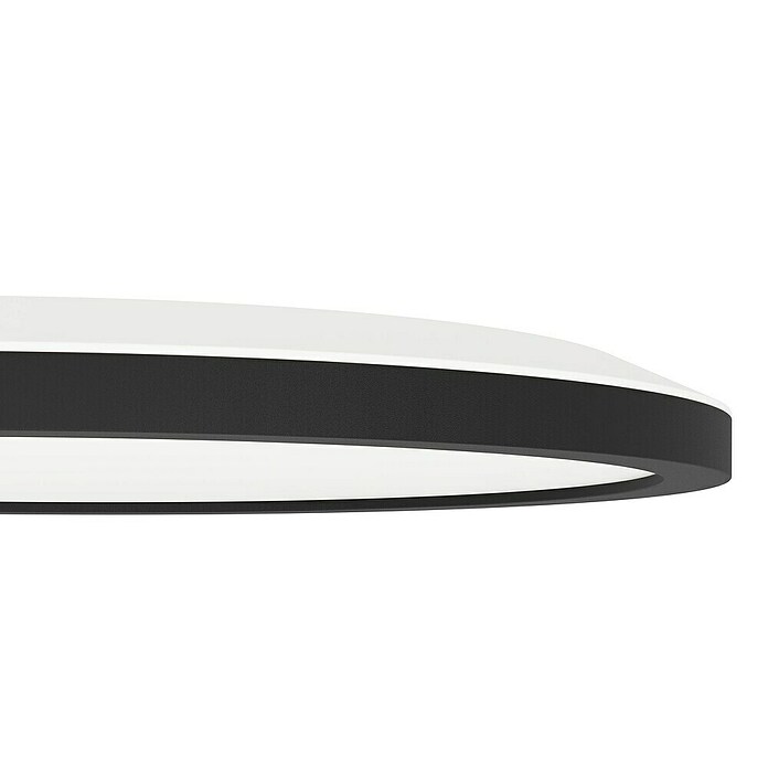 Eglo connect.z Led-plafondlamp ROVITO-Z rond (Ø x h: 29,5 x 2,5 cm, Dimbaar, Zwart) | BAUHAUS