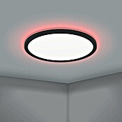 Eglo connect.z Led-plafondlamp ROVITO-Z rond (Ø x h: 29,5 x 2,5 cm, Dimbaar, Zwart) | BAUHAUS