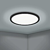 Eglo connect.z Led-plafondlamp ROVITO-Z rond (Ø x h: 29,5 x 2,5 cm, Dimbaar, Zwart) | BAUHAUS