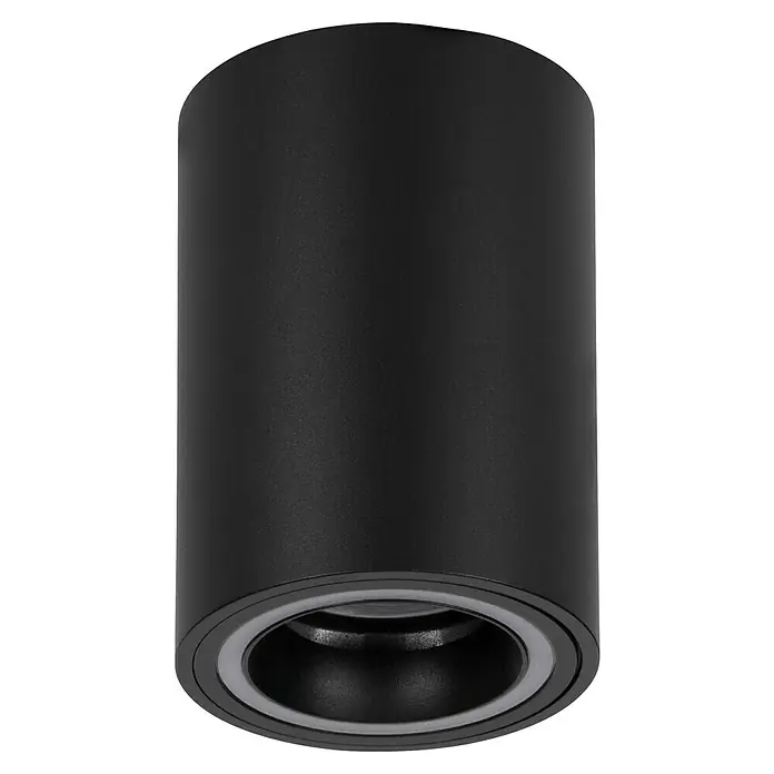 Eglo connect.z LED-Spot Carosso-Z - Ø x H: 80 x 95 mm, 4,9 W - Schwarze, zylindrische Deckenleuchte für moderne Innenräume. Elegantes Design für stilvolle Beleuchtungslösungen im Haus.