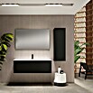 Mueble de lavabo Cristal (L x An x Al: 45 x 120 x 40 cm, Negro) | BAUHAUS