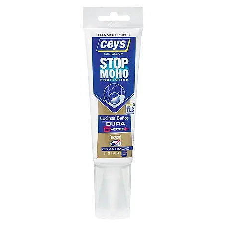 Ceys  Silicona para sanitarios y cocinas Stop Moho